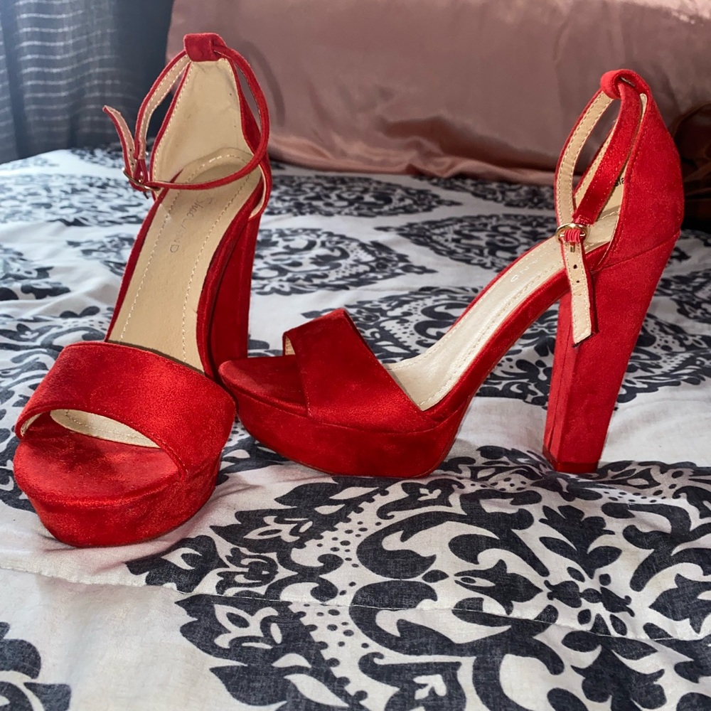 Red Heels with Platform